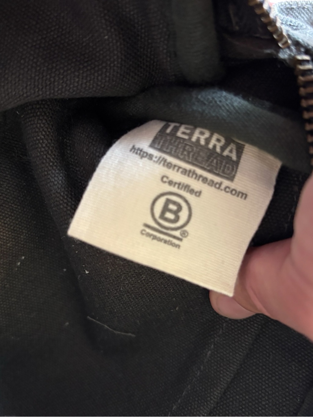 Terra Thread Cadera Fanny Pack Crossbody Organic Canvas — image 3 of 6